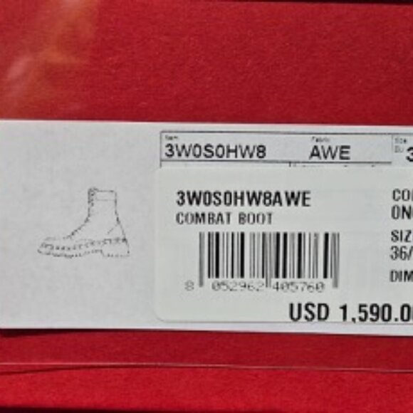 Valentino Garavani Women's Rockstud Lug Sole Combat Boots - Picture 5 of 9